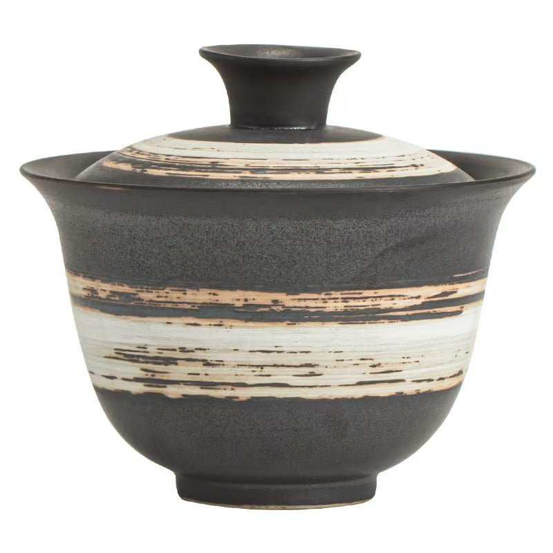 Black Ceramic Clay Gaiwan