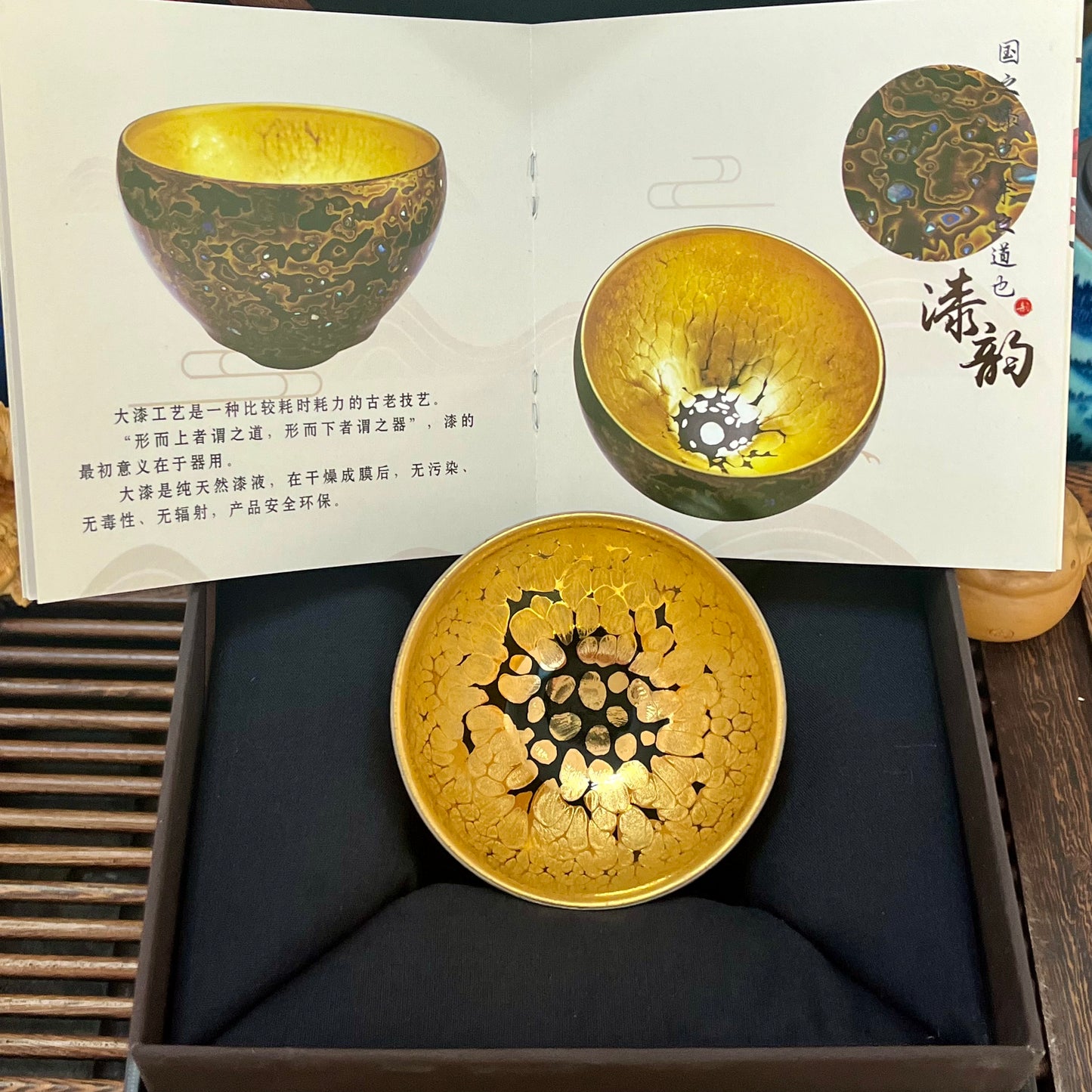 Beautiful tea cup show