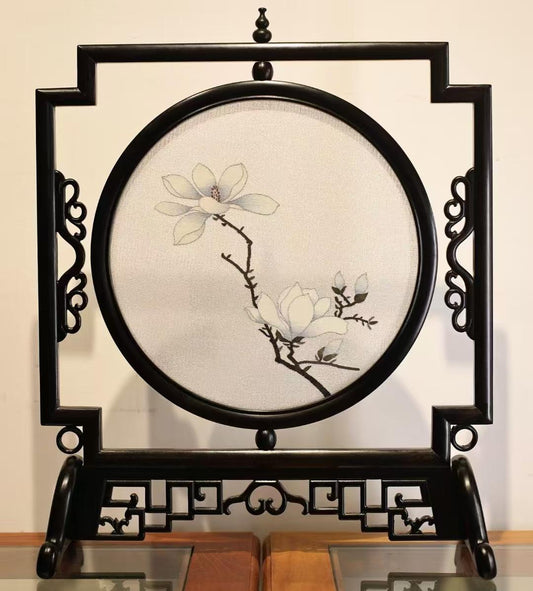 Chinese Silk Tapestry KESI -- Magnolia